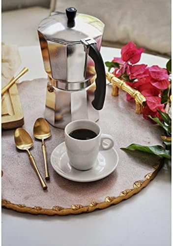 Imusa Usa Bv Cafetera Espresso De Aluminio Para Estufa, 3