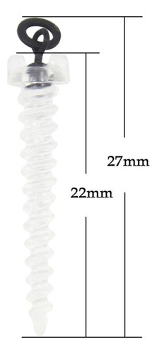 D1y: 5 Clavija De Tornillo Boilie De 10 Piezas Con Anillo