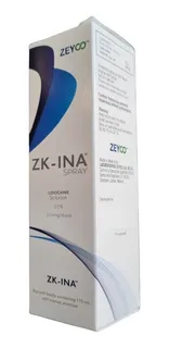 Zk Ina Spray Lidocaína 10% Zkina Bucal Y Tópica 115ml Neutra
