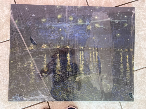 Cuadro Decorativo Noche Estrellada Sobre Ródano Van Gogh