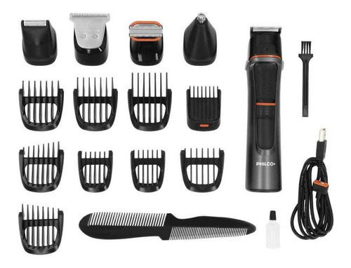 Imagen 4 de 5 de Kit Grooming Philco 5 En 1 Cb8870pn