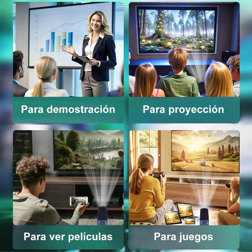 Proyector Karen 4k Android 11 Wifi6 12000lm