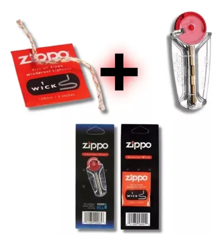 Zippo Combo Piedra Mas Mecha