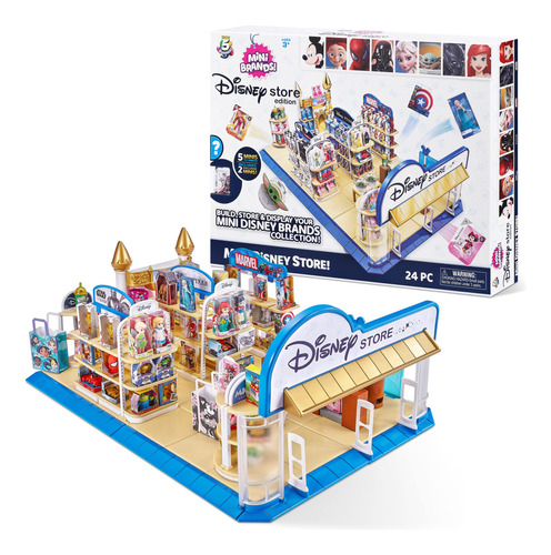 5 Surprise Mini Brands Disney Toy Store Playset De Zuru .