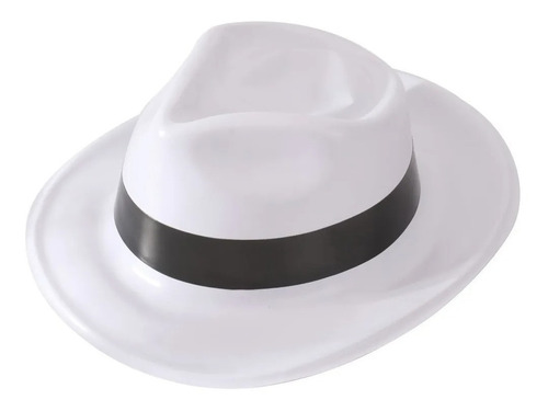 5 Sombreros Tanguero Gangster Mafia Blanco Negro Boda Novio