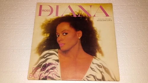 Lp Diana Ross Why Do Fools Fall In Love - Com Encarte