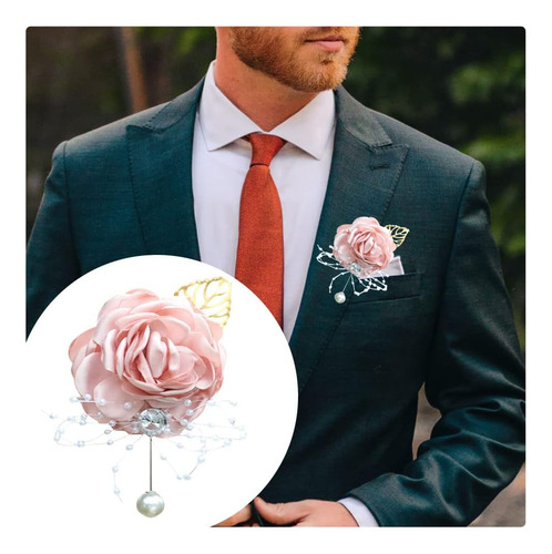 Pulsera De Dama De Honor, Ramillete De Flores De Seda, Con P