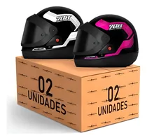 Comprar Kit 2 Capacetes Fechado Sport Moto Tipo San Marino Barato Nf