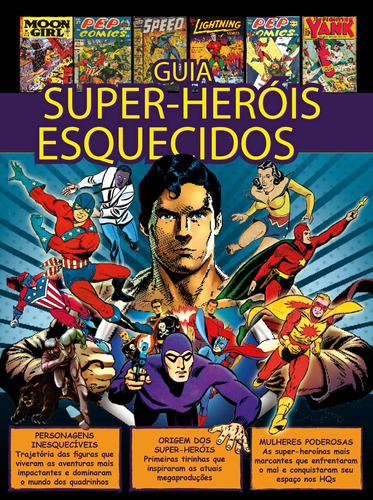 Guia super-heróis esquecidos, de On Line a. Editora IBC - Instituto Brasileiro de Cultura Ltda, capa mole em português, 2018