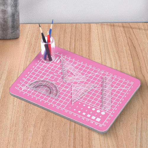 Reglas En Miniatura Para Casa De Muñecas A Escala Rosa