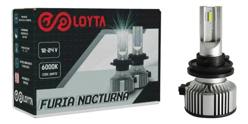 Par Bombillos H7 Led 16000 Lúmenes Furia Nocturna - Loyta  