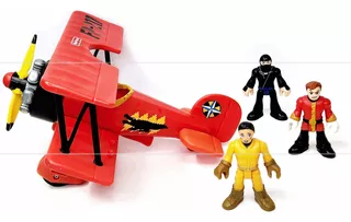 Imaginext Bi-plane Avião Fp-217 Fisher Price Mattel