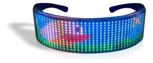 Óculos Luminosos Control Led Birthday Party Usb Nightclub
