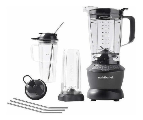 Licuadora Nutribullet Blender Combo 64 Fl Oz Negra 10 Acces Color Negro