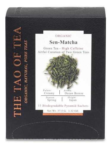 The Tao Of Tea Té Verde Orgánico Sen-matcha, 15 Sobres Piram