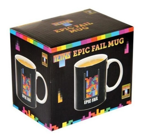 Imagen 2 de 2 de Taza Tetris Error Épico