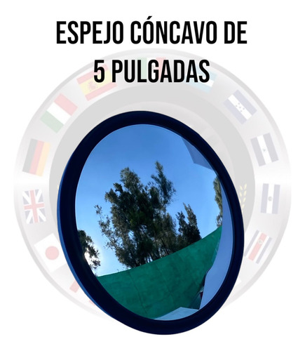 Espejo Cóncavo De 5 Pulgadas Acero Inoxidable 1 Pieza