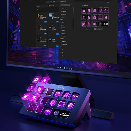 Controlador De Estudio Con Teclado Visual Stream Deck D200