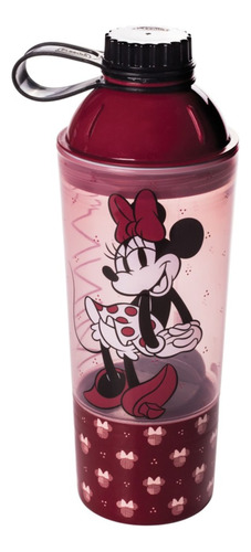 Garrafa Infantil Minnie 600ml Escolar Sheikeira P/ Lancheira