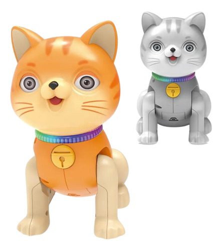 Gatinho Eletronico Anda Com Musica Brinquedo Dia Das Criança