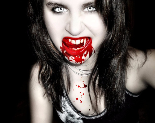 Imagem 1 de 2 de Sangue Falso Artificial Maquiagem Vampiro Terror Usado Na Tv