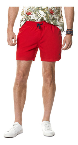 Traje Hombre De Baño Básico Rojo Ferouch Ss23