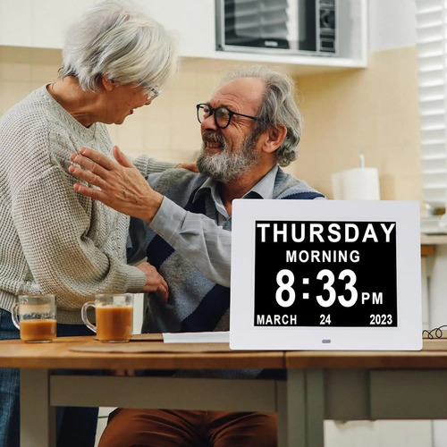 Reloj De Alzheimer Con Pantalla Digital De 7 Pulgadas