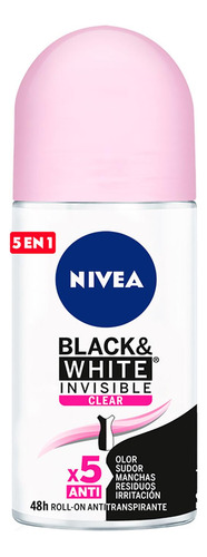 Nivea Desodorante Mujer Invisible For Black & White Roll On 