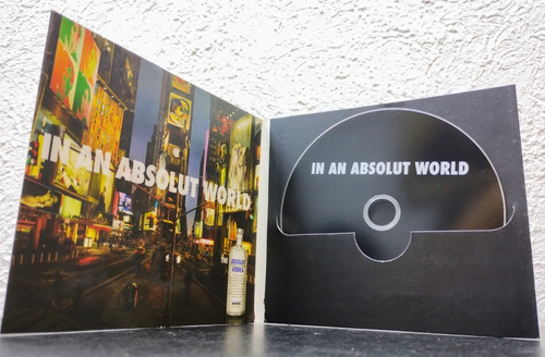 Cd Promocional Absolut Vodka - In An Absolut World Original (Usado)