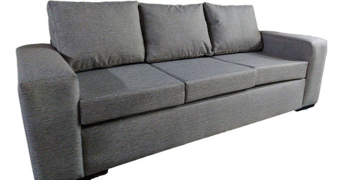 Sillon Sofa 3 Cuerpos 2 M Tapizado En Lino Sint. Antidegarro