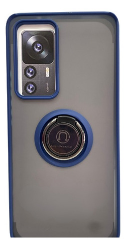 Funda Para Redmi 12t Pro Uso Rudo Anticaidas Con Anillo Azul 12t Pro