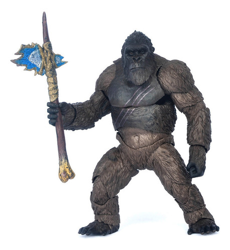 Versión cinematográfica de Godzilla vs. Kong Gorilla 2021, color 15 cm