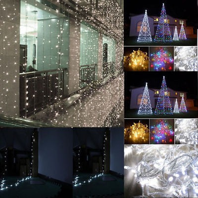 100 Led 10m Árbol De Navidad Hadas Fiesta Luces Xmax Imperme
