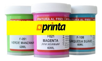 Pintura Al Frio Printa 60cc Negro X Und