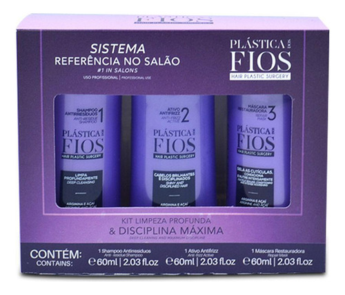 Cadiveu Plástica Dos Fios Selagem Térmica (3x60ml)