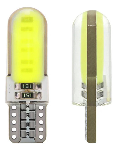 Ampolleta Led Cola De Pescado 12v Luces Led T10 4 Unidades