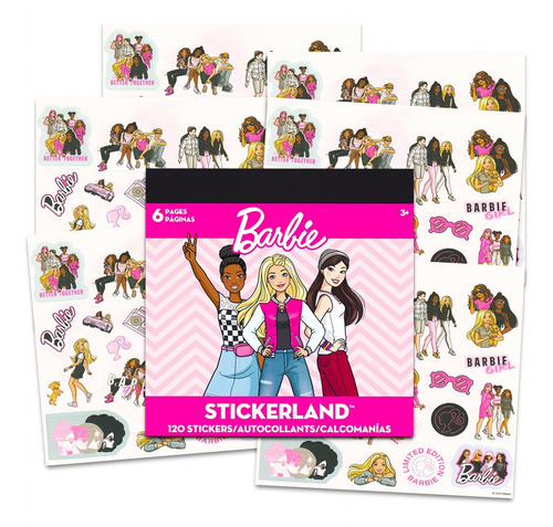 Barbie Juego De Bolígrafos De Suministros Escolares, 3 Unida