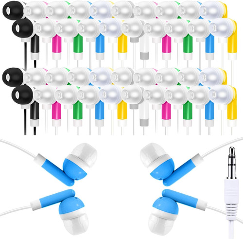 Wensdo 30 Paquetes De Auriculares Ergonómicos Para Niños A G