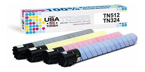 Tonner Para Konica Minolta C308/258/68/454  Pack X 4 Colores