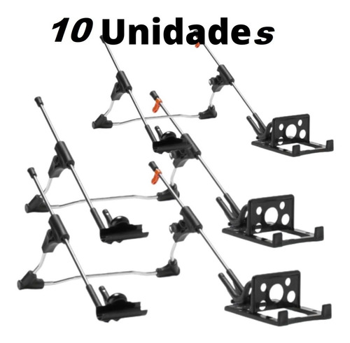 Kit 10 Suporte Base De Notebook Ergonômico Antiderrapante