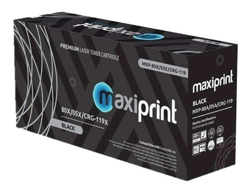 Toner Compatible Hp 80x Cf280x 05x Ce505x Can 119x Maxiprint