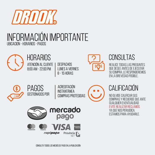 Imagen 4 de 5 de Cubierta Moto Drook 4.10-18 65p Tt 6 Telas Coyote 4x4