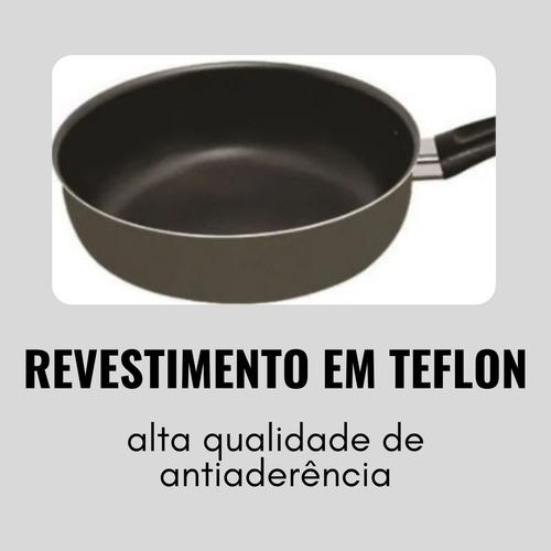 Jogo De Caçarolas 05 Peças Antiaderente Com Tampa De Vidro Cor Preto