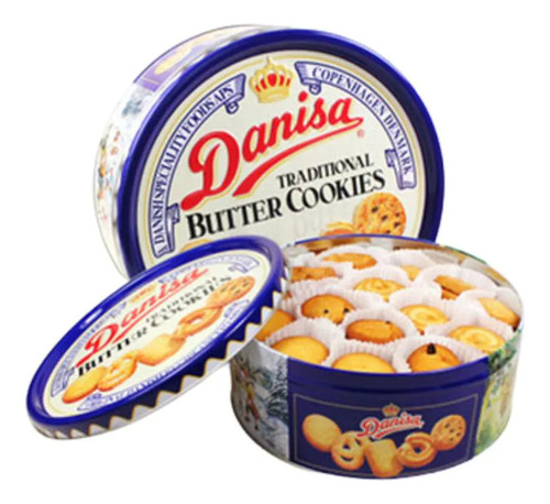 Lata De Biscoito Amanteigado Danisa Butter 200g Importado