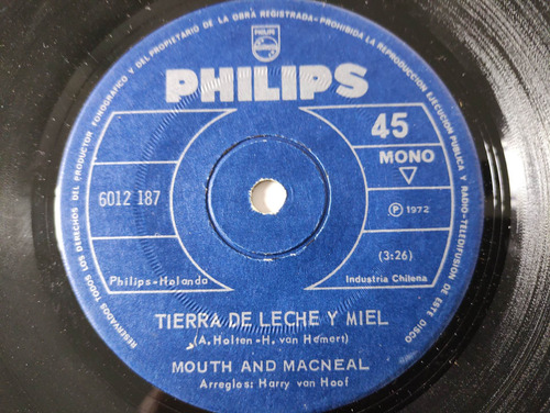 Vinilo Single De Mouth And Macneal - Como Estas ( C109 (Usado)