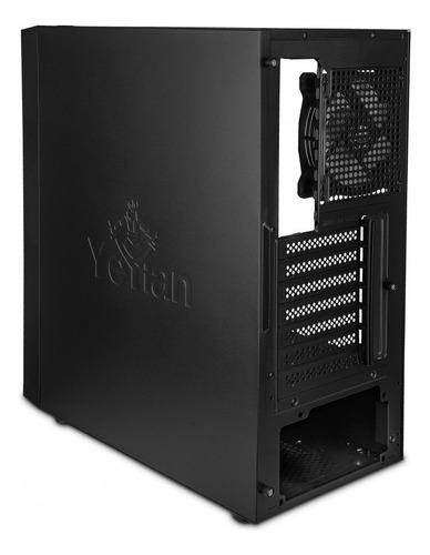 Gabinete Yeyian Dragoon con Ventana, Midi-Tower, ATX/Micro-ATX/Mini-ITX, USB 3.0/2.0, sin Fuente, 4 Ventiladores ARGB Instalados, Negro
