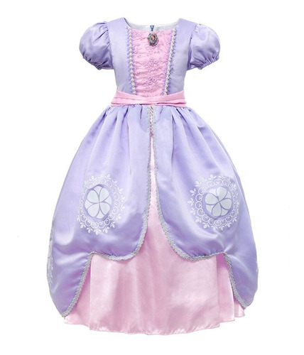 Vestido De Fiesta De Princesa Para Niños Con Mangas Abullona