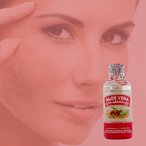 Zen Natura Aloe Vera com Mirtilo 1l Diurético Antioxidante