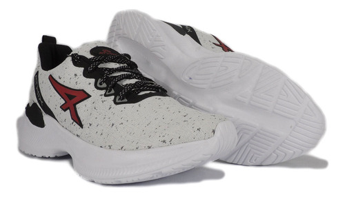 Imagen 5 de 8 de Zapatilla Athix Hombre Paralles (rojo/blanco)
