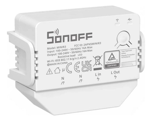 Sonoff Mini R3 Wifi Domotica - Electrocom -